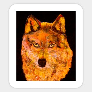 The Wolf's Eyes Sticker